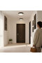 Apartment Staircase Ceiling Light Fixture Chandelier Black Sensorless Led Compatible Durable Body Stylish Lighting - 4