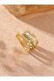 Rhinestone Faux Pearl Ear Clip - 6