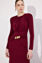 Maxi Dress with Gold Accessories - 3