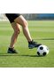 610 Black-Turquoise Socks Rug Field Soccer Shoes - 8