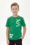 Round Neck X White Printed Short Sleeve Summer Boys' T-Shirt - 3