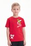 Round Neck X White Printed Short Sleeve Summer Boys' T-Shirt - 4