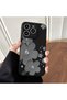 iPhone 16 Pro Compatible Floral Print Liquid Silicone Case, Full Protection, Soft and Comfortable, High Quality - 2