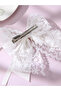 White Lace and Pearl Hair Clip - 3