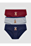Bear Teddy Printed Girls' Panties 3-Piece - 2
