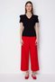 Off-The-Shoulder Ruffled V-Neck Blouse - 4
