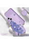 iPhone 15 Plus Compatible Floral Print Liquid Silicone Case, Full Protection, Soft and Comfortable, High Quality