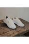 251 White Lace-Up Fuspet Sports Shoes - 5