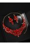 2-Piece Rhinestone Embellished Necklace and Earrings Jewelry Set - 3