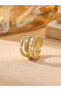 Rhinestone Faux Pearl Ear Clip - 4