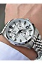 Functional Silver Color Sapphire Glass Steel Band Steel Case Men's Wristwatch 1196Mr - 2