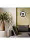Lanta Garden Decorative Black 36 cm Wall Clock - 4
