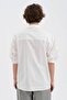 Women's Short Sleeve Design Shirt with V-Neck Front - 3