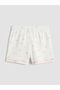 LCW Kids Patterned Girls' Shorts with Elastic Waist - 2