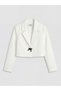 Alita City Girls' Blazer Jacket with Bow Detail - 2