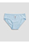 Özmarka New Season Patterned Girls' Underwear 3-Piece Set - 5