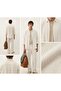 Men's Muslin Long Sleeve Shirt & Pants Set Summer Casual Fit 2-Piece Top and Bottom Combination - 3