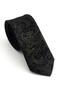 Green Navy Blue Shawl Patterned Brown Woven Fabric Handkerchiefs Slim Fit Ties // Sdk-2607-6