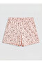 Seray New Season Shirt Collar Patterned Women's Shorts Pajama Set - 4
