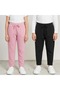 Girls' New Season Spring Bubble Fabric 2-Piece Set Pants