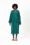 100% Cotton Muslin Kimono, Sun Eye Printed Kaftan, Kimono, Dressing Gown, Beach Wear - 3