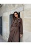 Firfirli Women's Asymmetric Skirt Suit with Tie-Up Collar Detail - 2