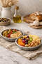 2 Pcs Silver Stainless Steel Presentation Plate Appetizer Serving Plate Bowl Decorative Breakfast Plate - 3
