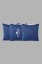 Cushion Cover 45X45 Set of 3 Marine Embroidered Sea Horse Pattern Water-Repellent Outdoor K Linen Boat Garden - 8