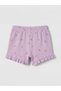 Seray New Season Floral Girl's Shorts with Elastic Waist - 2