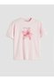 Seray New Season Crew Neck Floral Printed Women's T-Shirt - 4