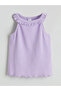 Esvab • Modern & Distinctive Bebe Roba Collar Ribbed Girls' Undershirt - 2