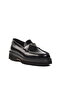 Black Opening Men's Loafer Shoes Premium - 3