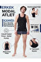 6-Pack Black m Modal Tank Tops - Comfortable and Premium, the Nobility of Black