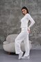 Cotton Lu Women's 2-Piece Pajama Set Bottom and Top Set - 2