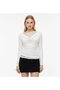 Women's Degaje Collar Lace Detail Viscose Combed Cotton Blouse 13014 - 2