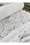 White Floral Print Lace Fabric Width 135 cm – Evening Dress, Wedding Dress and Designer Fabric - 3