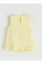 Giyçık Store Yellow Crew Neck Girls' Blouse and Shorts 2-Piece Set - 4