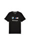 Mens BMW M Motorsport Essentials Logo T-Shirt - Black - 4