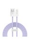 Cablu dinamic USB-A la Lightning 2.4A 2m violet, 480Mbps