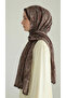 Ethnic Pattern Cotton Shawl - Brown - 2