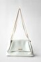 Soho White Chain Strap Detailed Crossbody and Shoulder Bag - 2