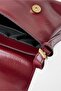 Rome Burgundy Women's Shoulder Bag with Adjustable Strap - 4