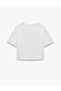 Cotton Short Sleeve Crew Neck Bow Print T-Shirt - 3