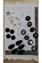 Polyester Button 38 Size 25 mm 4 Pieces - 3
