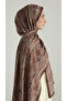 Ethnic Pattern Cotton Shawl - Brown - 3