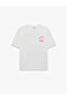 Comfortable Fit Short Sleeve Crew Neck T-Shirt with Cherry Print on the Back - 3