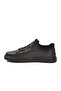 Black Genuine Leather Men's Casual Shoes - 4