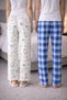 100% Cotton Combed Single Jersey Double Set of 2 Women's and Men's Pajama Bottoms - 5