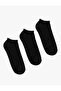 Set of 3 Basic Booties Socks - 2