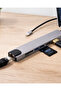 قارئ بطاقات متعدد الوظائف من النوع C USB HDMI Ethernet
